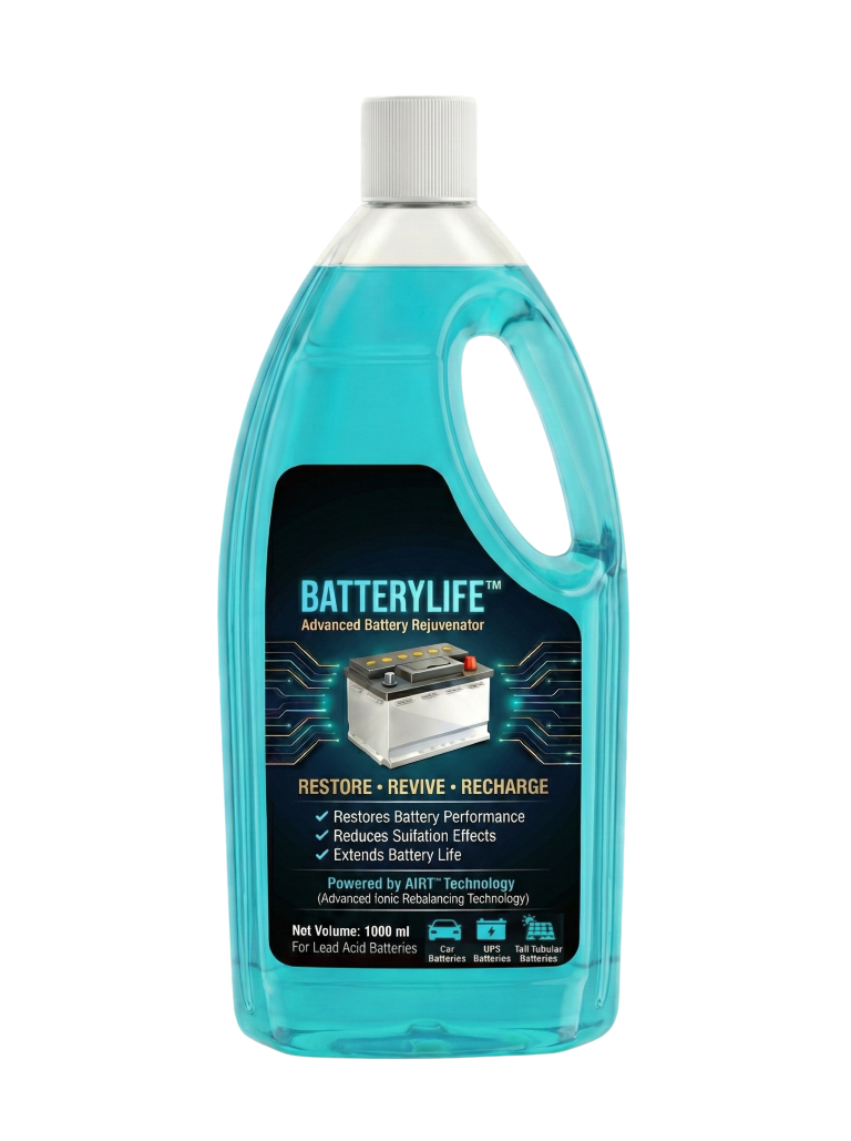 BatteryLife™ Battery Rejuvenation Liquid — 1 Litre Bottle